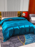 SilkSilky FR 22Momme Pure Soie Duvet Cover BleuRoyal 002