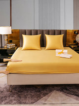 [Champagne] SilkSilky-FR Parure de Lit Soie 006