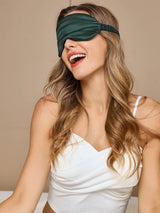 [Vert Foncé] SilkSilky-FR Masques pour les Yeux 003