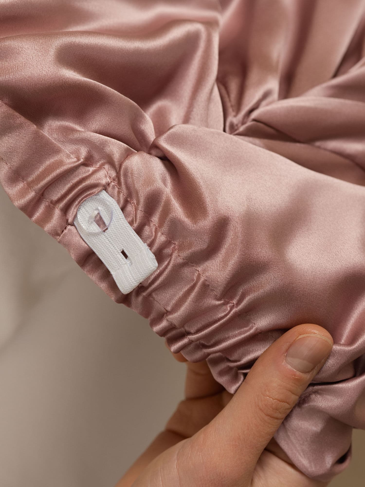 [Mauve Pâle] SilkSilky-FR 22Momme Bonnets de Nuit 004