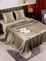 [Kaki] SilkSilky-FR Parure de Lit Soie 001
