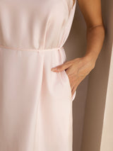 [Rose Clair] SilkSilky-FR Sleeveless Crew Neck Robes 005