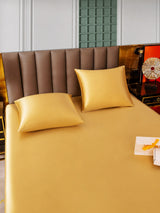 [Champagne] SilkSilky-FR Parure de Lit Soie 005