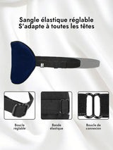[Bleu Foncé] SilkSilky-FR Masques pour les Yeux 004