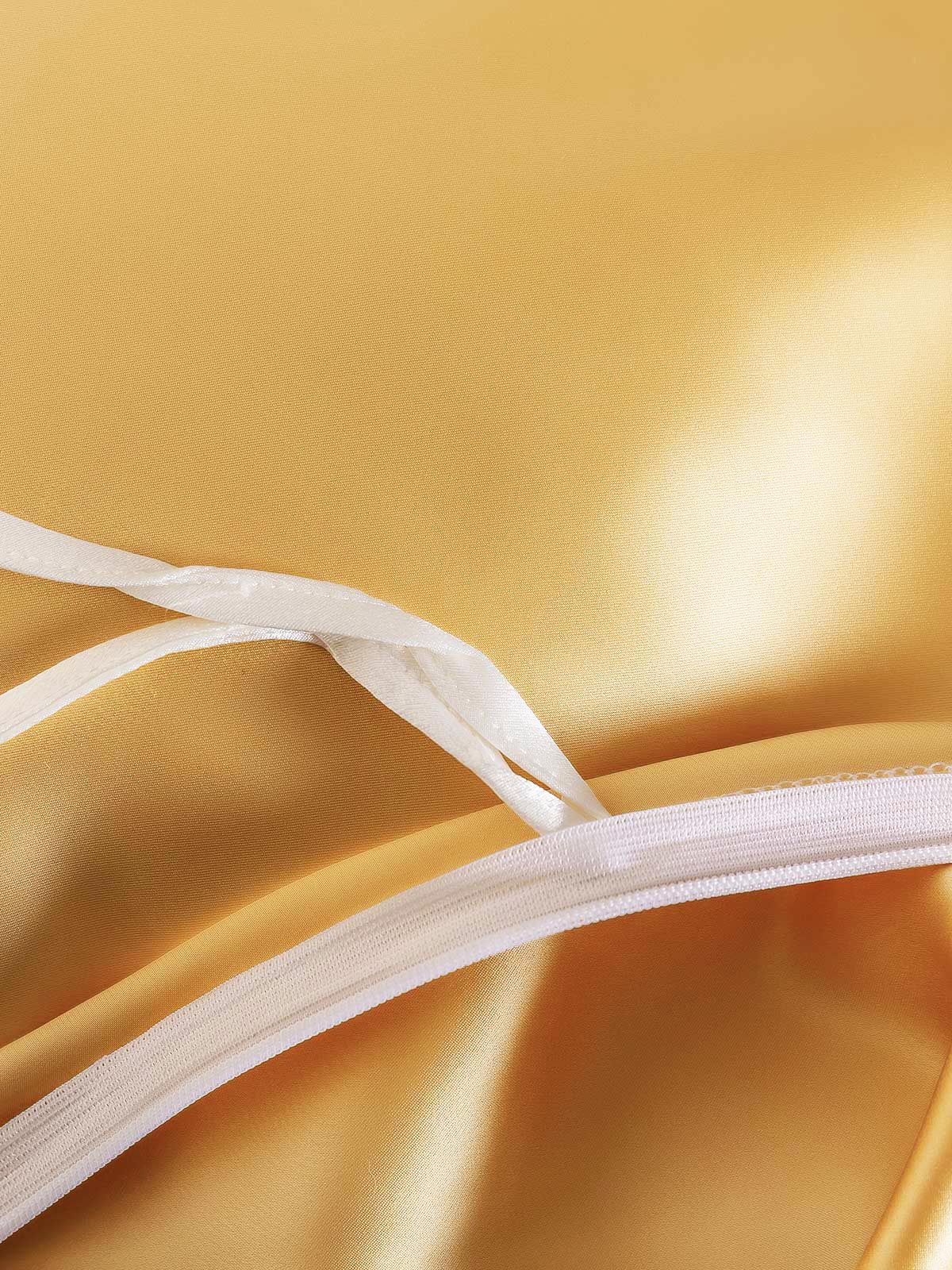 [Champagne] SilkSilky-FR 22Momme Pure Soie Duvet Cover 006