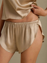 [Or Champagne] SilkSilky-FR Spaghetti Strap Ensemble Camisole 006