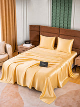 [Champagne] SilkSilky-FR Parure de Lit Soie 005