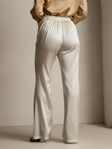 [Blanc] SilkSilky-FR Femme Pantalons 002
