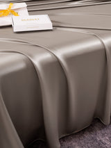 [Gris] SilkSilky-FR Parure de Lit Soie 004