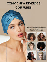 [Bleu Royal] SilkSilky-FR Bonnets de Nuit 007
