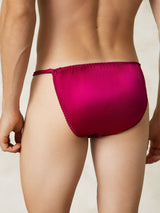[Fuchsia] SilkSilky-FR Homme Sous-vêtements 002