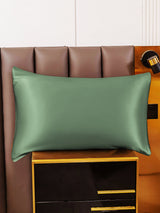 [Vert Grisâtre] SilkSilky-FR 30Momme Pure Soie Pillowcase 001