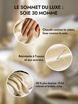 [Ivory] SilkSilky-FR 30Momme Taies d'Oreiller 002