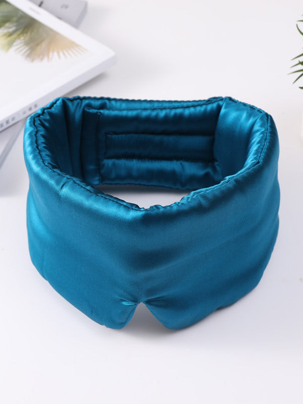 [Bleu Royal] SilkSilky-FR 19Momme Pure Soie Eye Mask 005