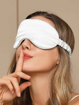 [Blanc] SilkSilky-FR Masques pour les Yeux 001