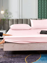 [Rose] SilkSilky-FR 25Momme Parure de Lit Soie 006