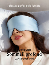 [Bleu Clair] SilkSilky-FR Masques pour les Yeux 003