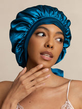 [Bleu Royal] SilkSilky-FR Bonnets de Nuit 002