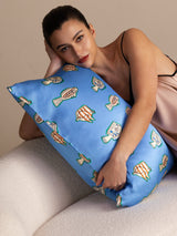 [Poisson Bleu] SilkSilky-FR Taies d'Oreiller 001