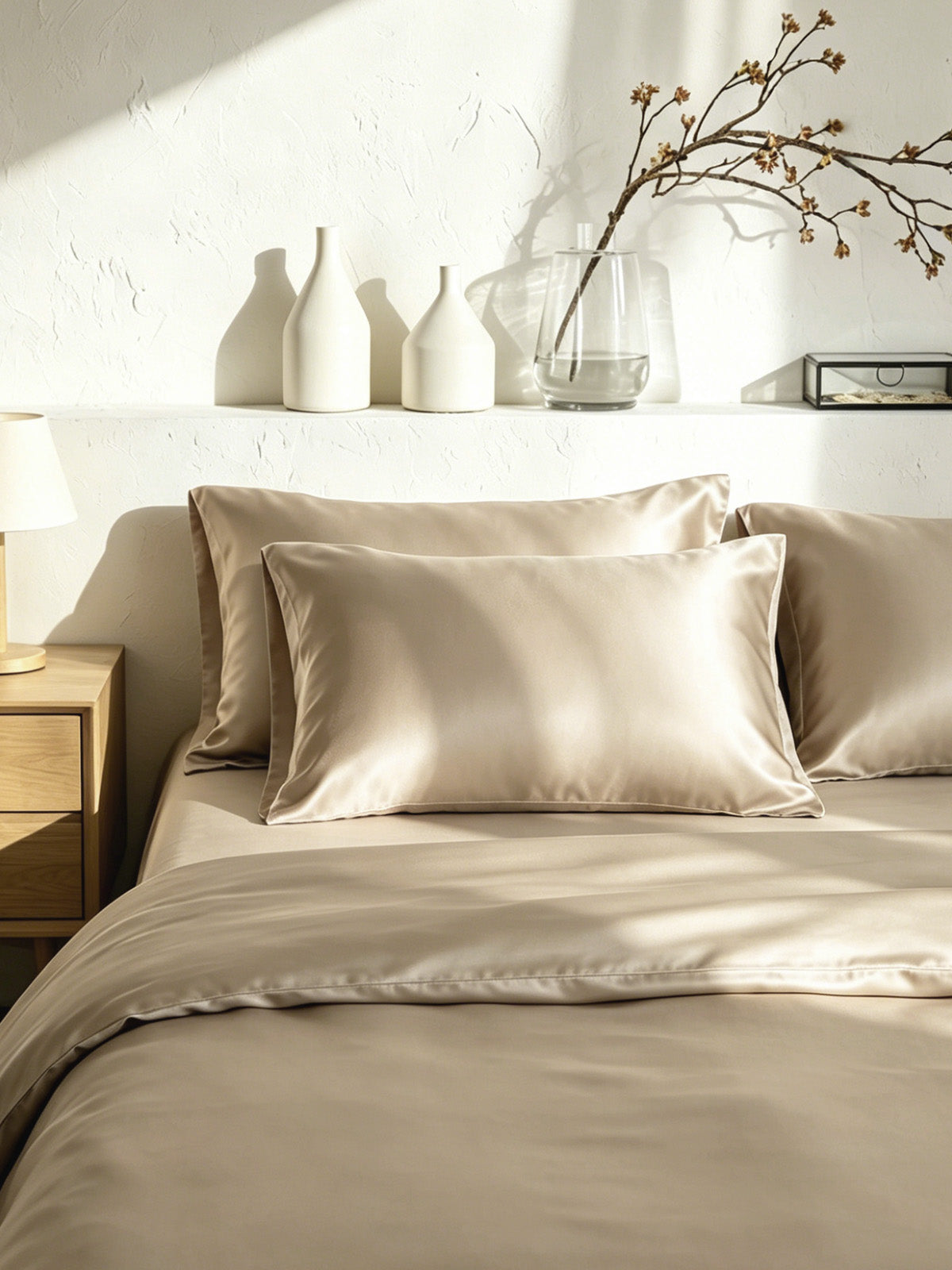 [Kaki] SilkSilky-FR 19Momme Taies d'Oreiller 004