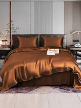 [Café] SilkSilky-FR Parure de Lit Soie 001