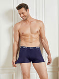 SilkSilky FR Silk Knitted Mens Underwear BleuFoncé 005