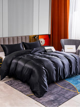 [Noir] SilkSilky-FR 22Momme Pure Soie Bedding Set 002,