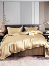 [Beige] SilkSilky-FR 22Momme Parure de Lit Soie 001