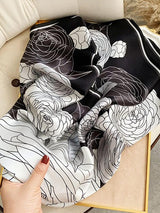 [P075] SilkSilky-FR Pure Soie Scarf 003