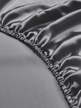 [Gris Foncé] SilkSilky-FR Parure de Lit Soie 004