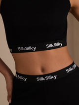 [Noir] SilkSilky-FR Sleeveless Crew Neck Women's Outfit Sets 006