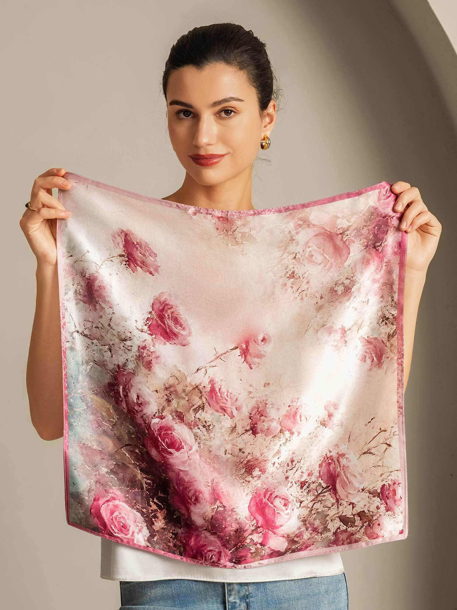 [P103] SilkSilky-FR Soie Scarf 006,