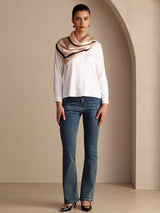 [Carré Beige] SilkSilky-FR Scarf 006