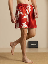 [Rouge Vineux] SilkSilky-FR 19Momme Mens Sleep Bottoms 004