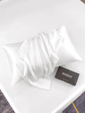 SilkSilky FR 19Momme Pure Soie Pillowcase Blanc 004