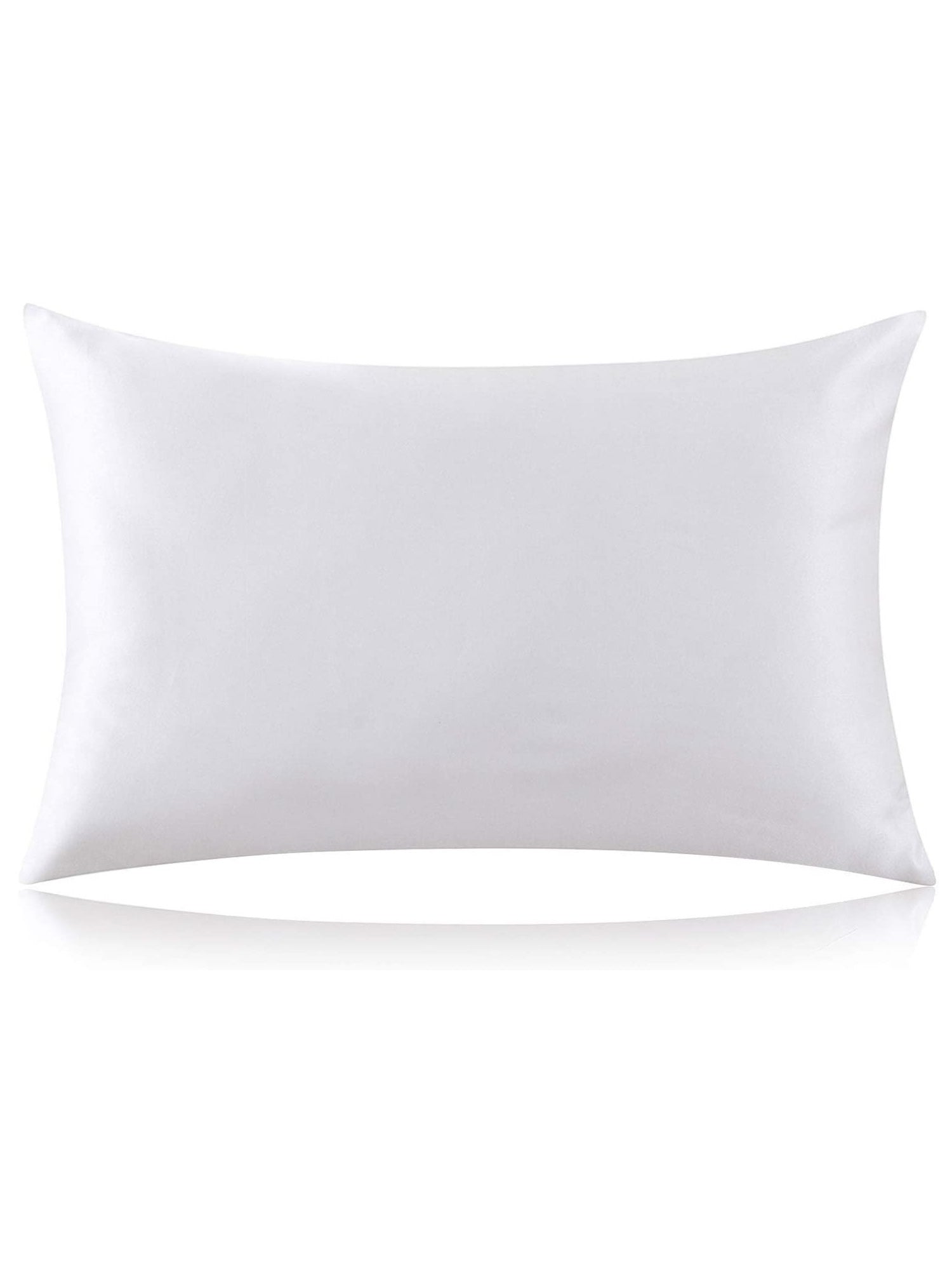 SilkSilky FR 22Momme Pure Soie Pillowcase Set Blanc 002