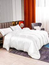 [Blanc] SilkSilky-FR 22Momme Pure Soie Bedding Set 004,