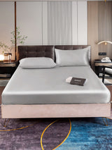 [Argent] SilkSilky-FR 22Momme Pure Soie Bedding Set 001,