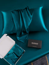[Bleu Royal] SilkSilky-FR 22Momme Pure Soie Pillowcase 005