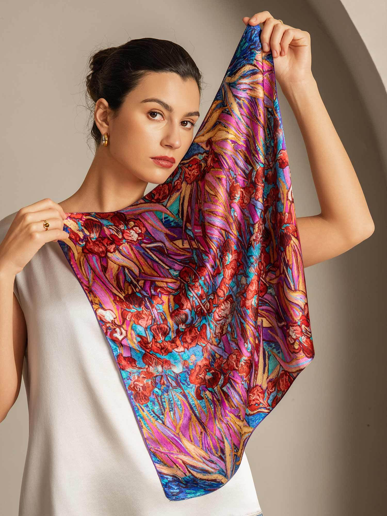 [P095] SilkSilky-FR Soie Scarf 003
