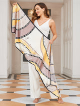 [P029] SilkSilky-FR Pure Soie Scarf 003,