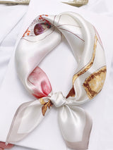 [P046] SilkSilky-FR Pure Soie Scarf 001