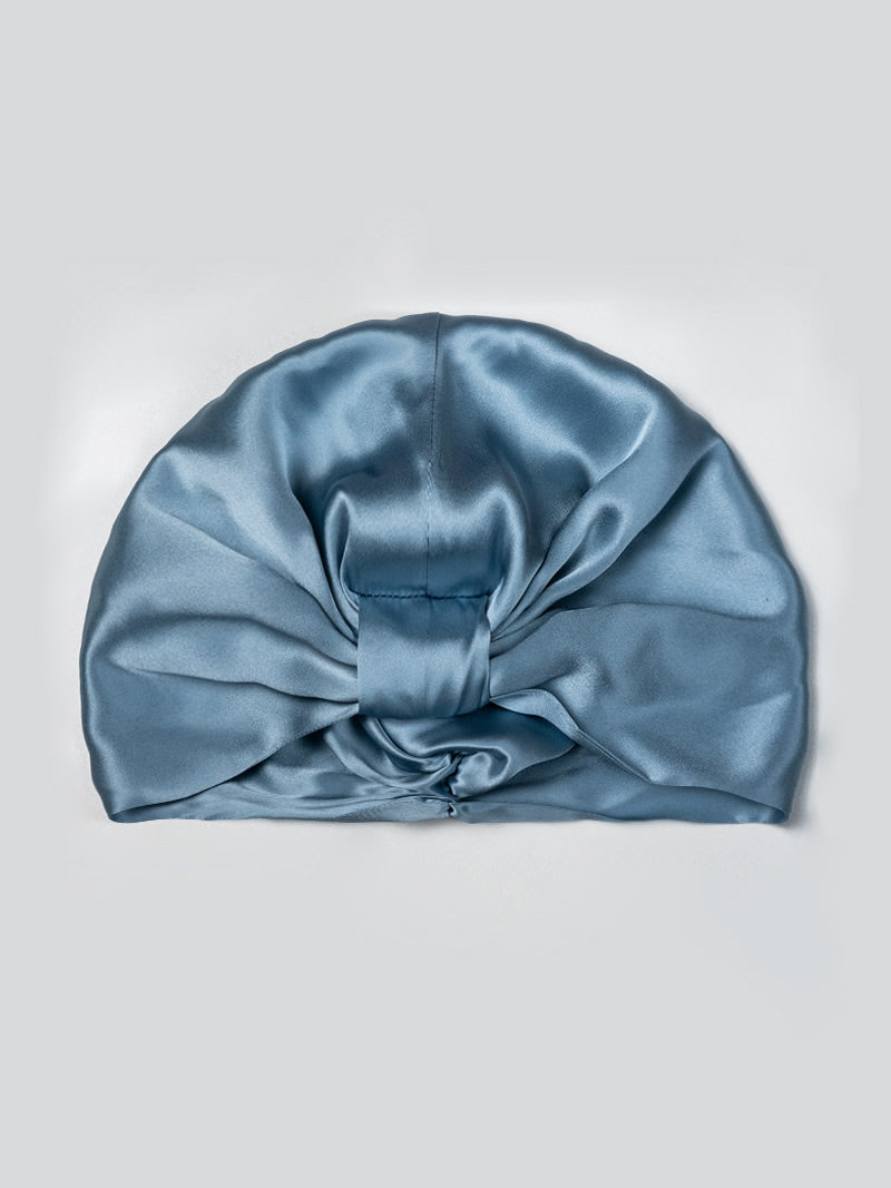 SilkSilky-FR-Pure-Soie-Sleep-Cap-Bleu-Acier-005