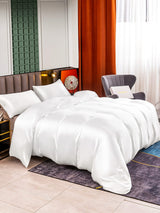 [Blanc] SilkSilky-FR 25Momme Parure de Lit Soie 004