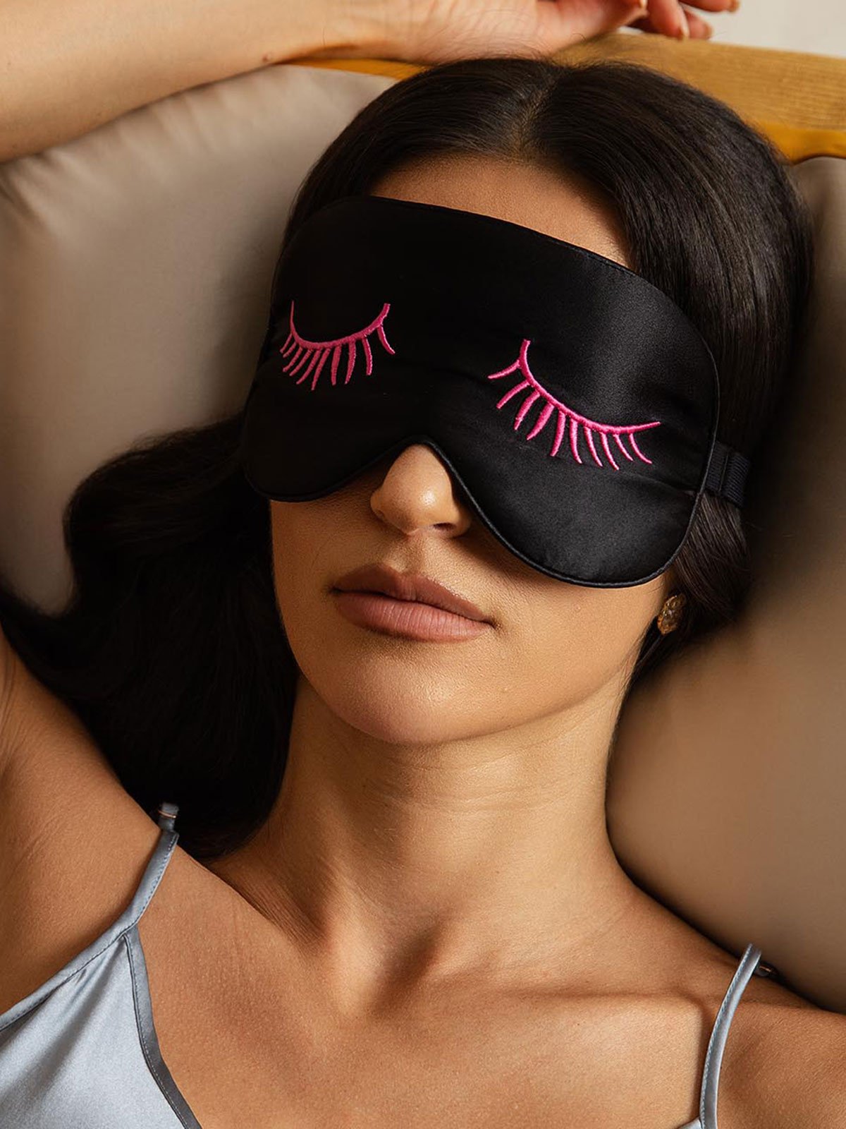 [CilsRoses] SilkSilky-FR Soie Eye Mask 002