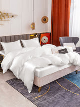 [Blanc] SilkSilky-FR 19Momme Pure Soie Bedding Set 003