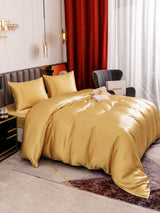 [Champagne] SilkSilky-FR Parure de Lit Soie 006
