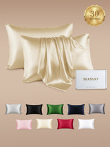 [Ivory] SilkSilky-FR 30Momme Taies d'Oreiller 001