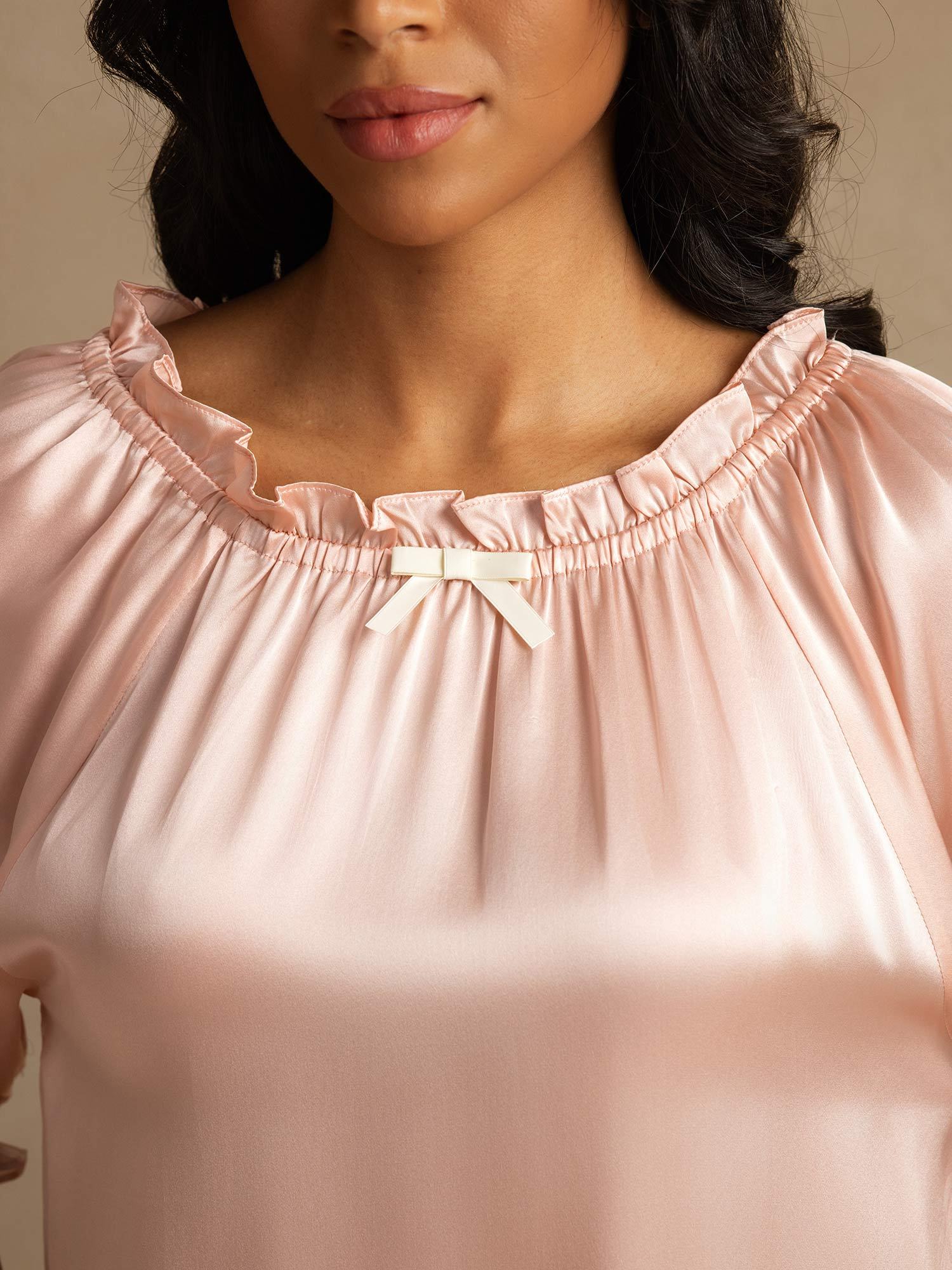 [RoseClair] SilkSilky-FR Soie Nightgown 004