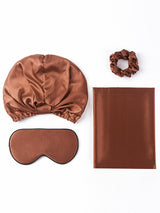 [Café] SilkSilky-FR 19Momme Pure Soie Pillowcase Set 005